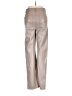 Dynamite 100% Polyurethane Metallic Silver Casual Pants Size 6 - photo 2