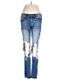 SNEAK PEEK Graphic Blue Jeans Size 9 - photo 1
