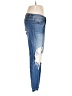 SNEAK PEEK Graphic Blue Jeans Size 9 - photo 4