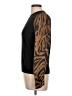 Fate Animal Print Black Pullover Sweater Size L - photo 5