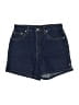 Bill Blass 100% Cotton Blue Denim Shorts Size 8 - photo 1