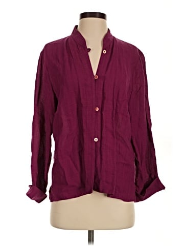 Eileen Fisher 3/4 Sleeve Button-Down Shirt (view 1)