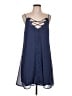Blu Heaven 100% Polyester Blue Casual Dress Size L - photo 1