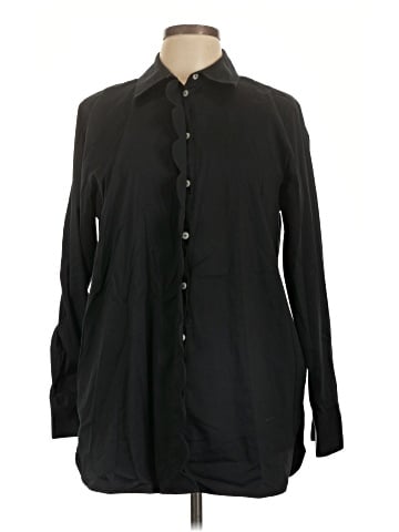 Foxcroft Long Sleeve Button-Down Shirt (view 1)