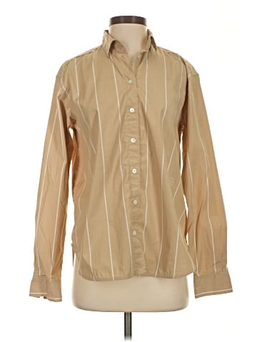 Totême Signature Cotton Button-Down Shirt (view 1)