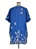 Johnny Was 100% Linen Blue Kimono Size XL - photo 2