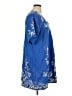 Johnny Was 100% Linen Blue Kimono Size XL - photo 4