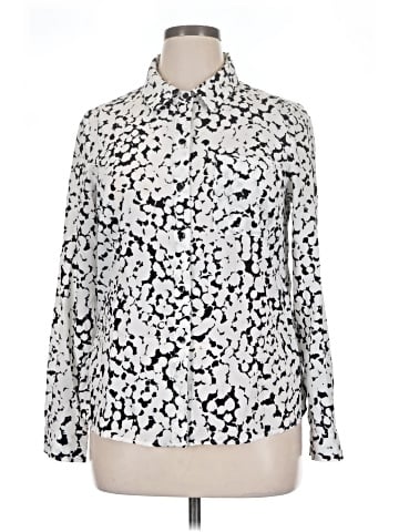 DKNY Long Sleeve Blouse (view 1)