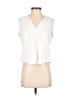 MNG 100% Polyester White Sleeveless Blouse Size S - photo 1