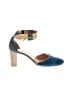 Sundance Color Block Blue Heels Size EU 39 - photo 1