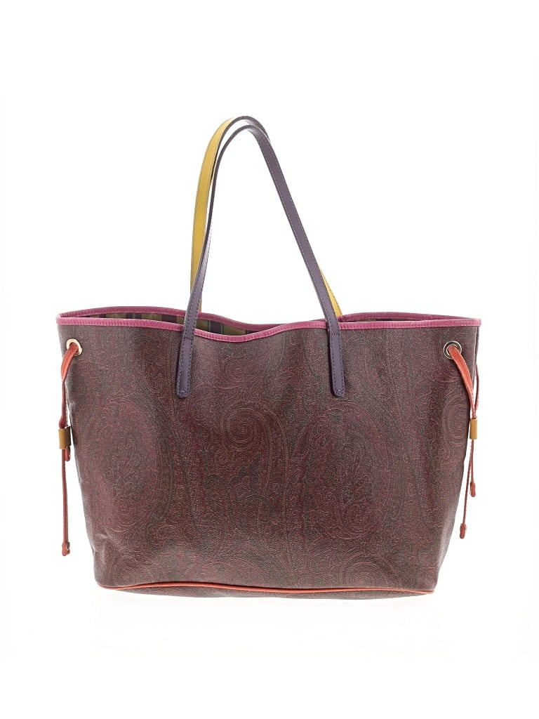 Pre-owned Etro Tote Bag In Burgundy