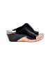 Donald J Pliner 100% Leather Black Wedges Size 7 1/2 - photo 1
