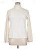 St. John's Bay 100% Cotton Ivory Long Sleeve Turtleneck Size XL - photo 1