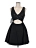 Bebe Stars Black Cocktail Dress Size 6 - photo 1