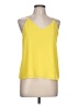 Naked Zebra 100% Polyester Yellow Sleeveless Top Size L - photo 1