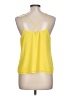 Naked Zebra 100% Polyester Yellow Sleeveless Top Size L - photo 2