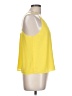 Naked Zebra 100% Polyester Yellow Sleeveless Top Size L - photo 4