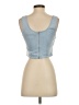 Aqua Blue Sleeveless Top Size S - photo 2