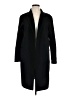 Nanette Lepore Solid Black Wool Coat Size L - photo 1
