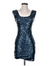 Guess 100% Polyester Blue Cocktail Dress Size 2 - photo 1