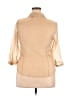 Apostrophe Tan 3/4 Sleeve Button-Down Shirt Size 16 - photo 2