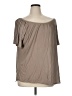 Gap Outlet Gray Short Sleeve Blouse Size XL - photo 1