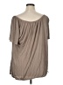 Gap Outlet Gray Short Sleeve Blouse Size XL - photo 2