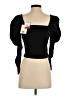 Levi's Black 3/4 Sleeve Blouse Size XS - photo 2