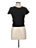Aritzia Black Short Sleeve Turtleneck Size L - photo 1