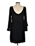 Milly Solid Black Casual Dress Size 4 - photo 2
