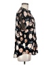 Cynthia Steffe 100% Polyester Floral Black Short Sleeve Blouse Size M - photo 4