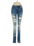 Trafaluc by Zara Hearts Blue Jeans Size 6 - photo 1