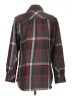 CAbi Plaid Gray Long Sleeve Button-Down Shirt Size S - photo 2