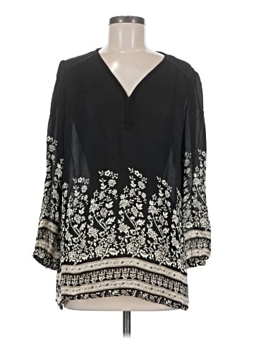 Joie 3/4 Sleeve Silk Top (view 1)
