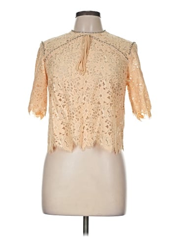 Sandro Short Sleeve Blouse (view 1)