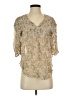 Lil Tan 3/4 Sleeve Blouse Size S - photo 1