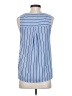 West Kei 100% Polyester Blue Sleeveless Blouse Size XS - photo 2
