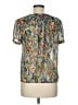 Zara Basic 100% Polyester Green Short Sleeve Blouse Size M - photo 2