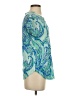 Lilly Pulitzer Paisley Teal Short Sleeve Blouse Size XS - photo 4