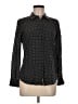 UNTUCKit 100% Silk Polka Dots Black Long Sleeve Silk Top Size 2 - photo 1