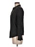 UNTUCKit 100% Silk Polka Dots Black Long Sleeve Silk Top Size 2 - photo 5