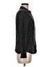 UNTUCKit 100% Silk Polka Dots Black Long Sleeve Silk Top Size 2 - photo 4
