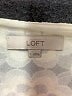 Ann Taylor LOFT Ivory Sleeveless Blouse Size L - photo 7