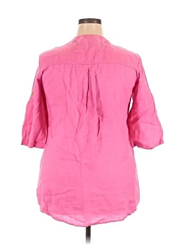Company Ellen Tracy 3/4 Sleeve Button-Down Shirt (view 2)