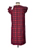 Hurley Plaid Red Casual Dress Size 10 - photo 2