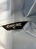 ChicMe 100% Polyester Solid Blue Shorts Size XL - photo 3