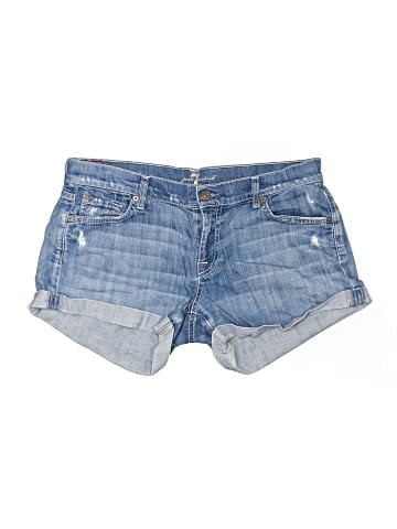 7 For All Mankind Denim Shorts (view 1)