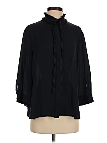 Zara Basic 3/4 Sleeve Blouse (view 1)