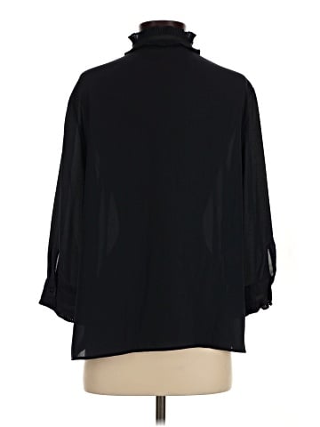 Zara Basic 3/4 Sleeve Blouse (view 2)