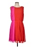 I.N. Studio 100% Polyester Color Block Pink Cocktail Dress Size 12 - photo 1